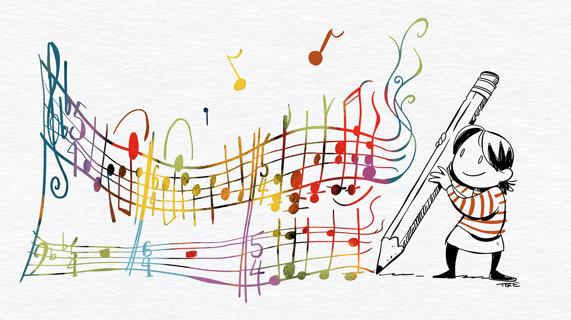 Tegnekonsert: Bilder fra en utstilling